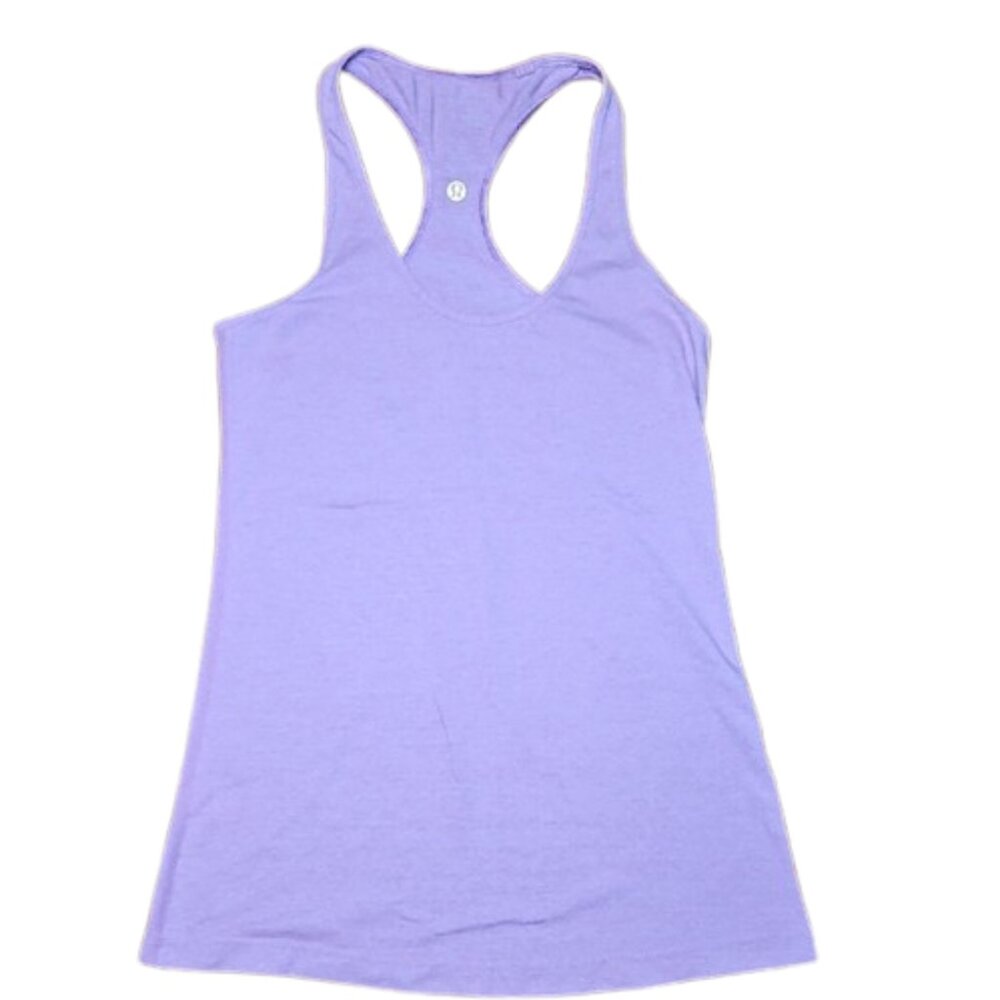 Lululemon Cool Racerback Tank Heathered Smoky Rose - Picture 2 of 6